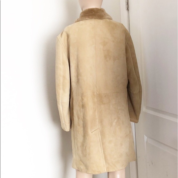 Salvatore Ferragamo Suede Shearling Coat - Picture 3 of 8
